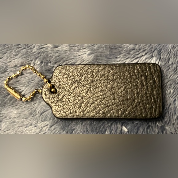 Coach Black Leather Tag - Picture 3 of 5